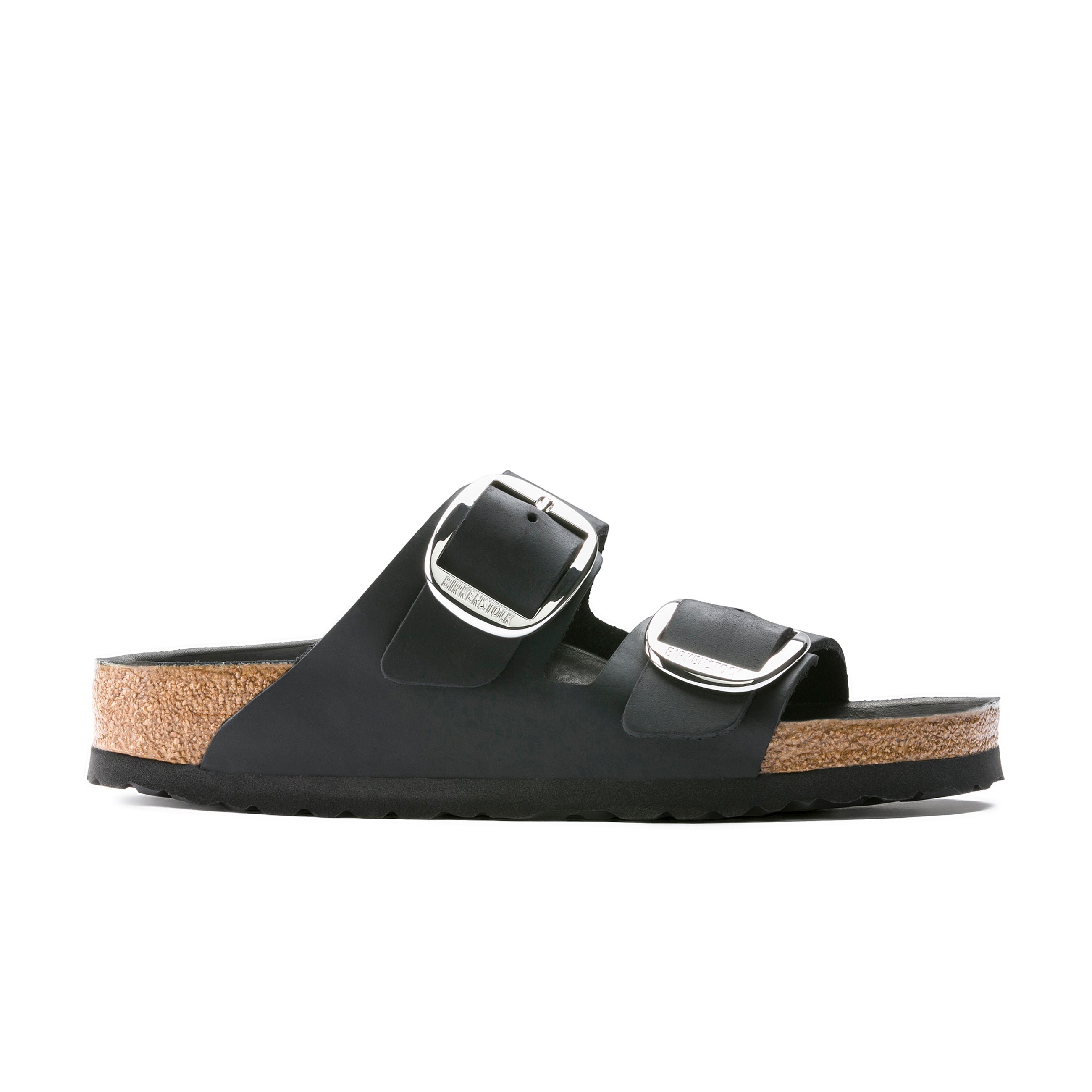 Arizona Big Buckle Black Oiled Leather