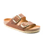 Arizona Big Buckle Cognac Oiled Leather