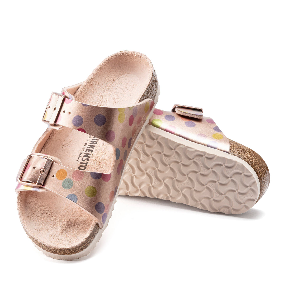 Arizona Kids Electric Metallic Dots Copper Birko-Flor