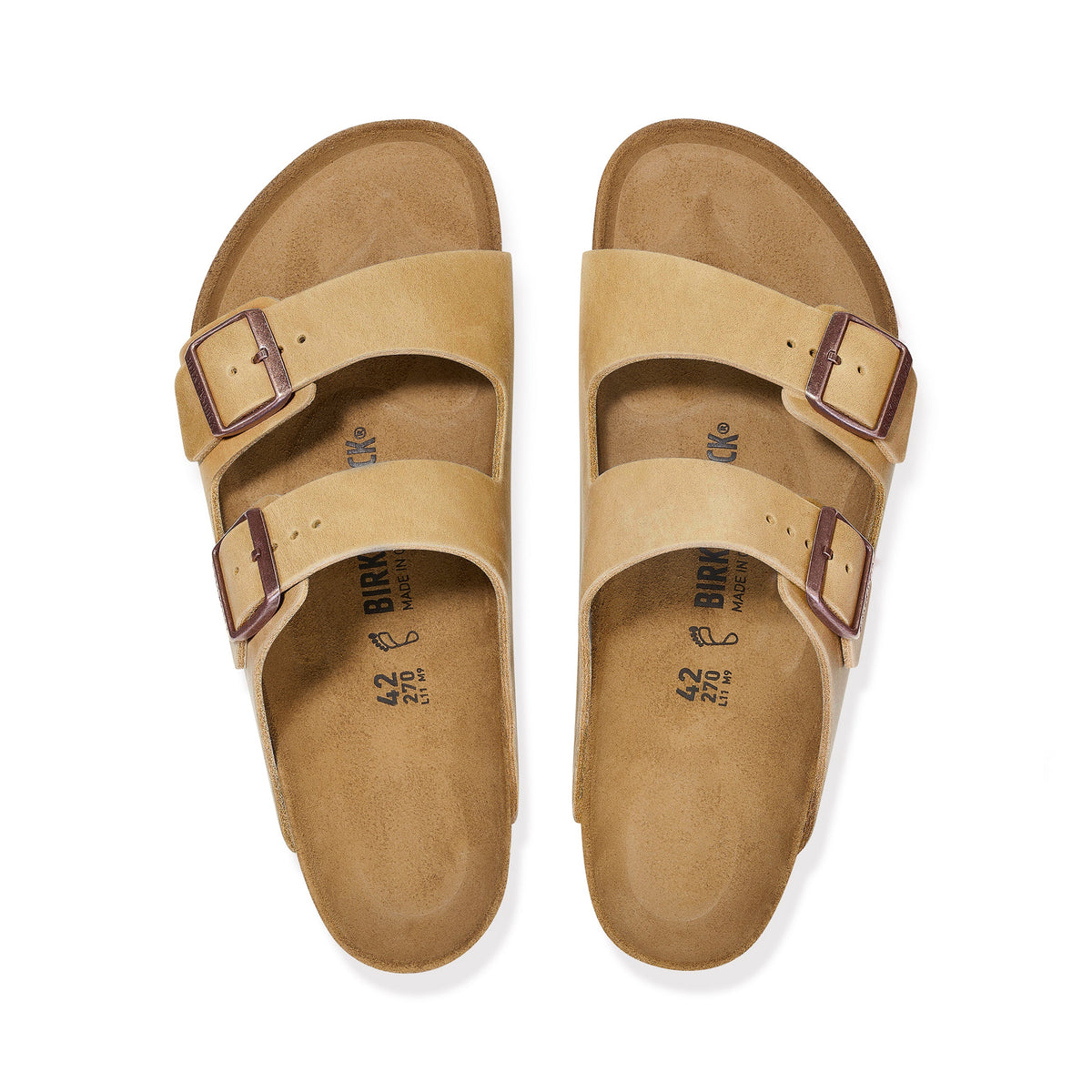 Arizona Tabacco Brown Oiled Leather
