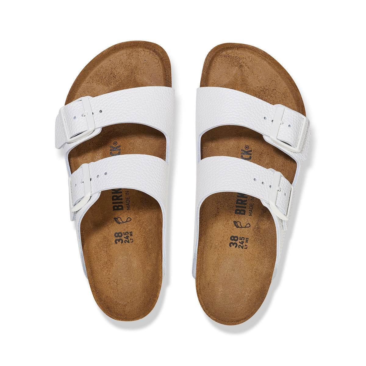 Arizona White Smooth Leather