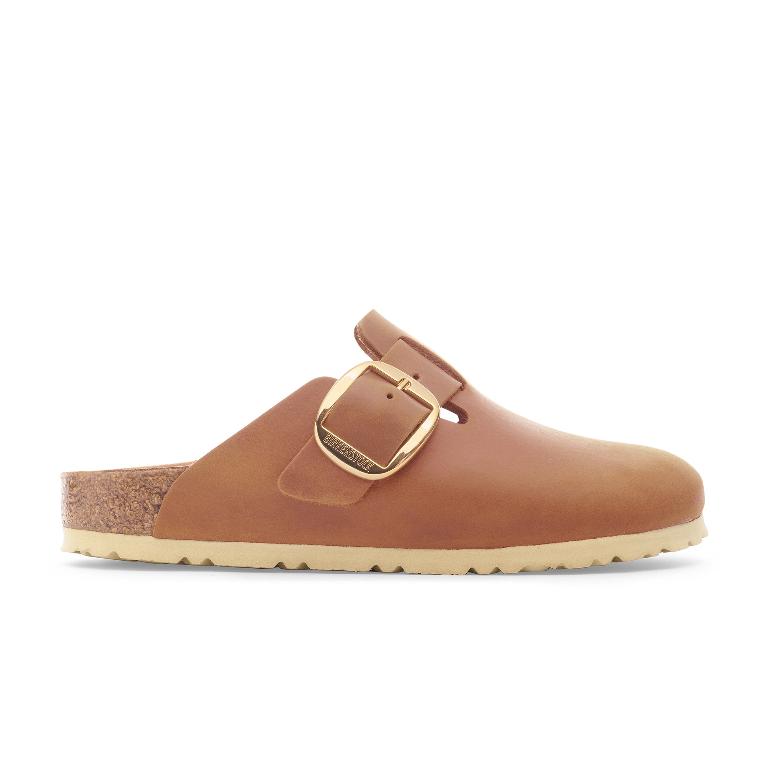 Boston Big Buckle Cognac Oiled Leather