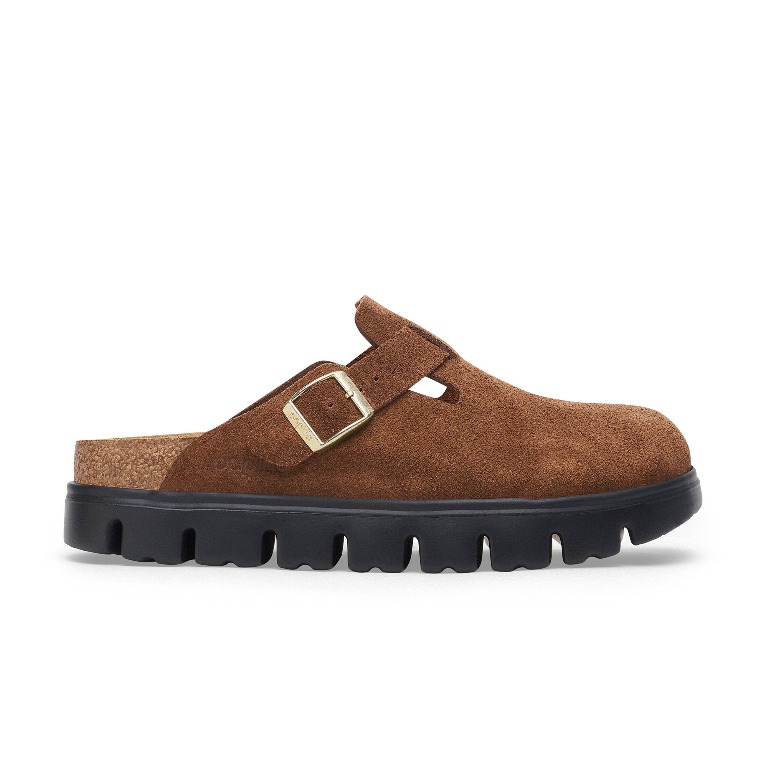 Boston Chunky Dark Tea Leather