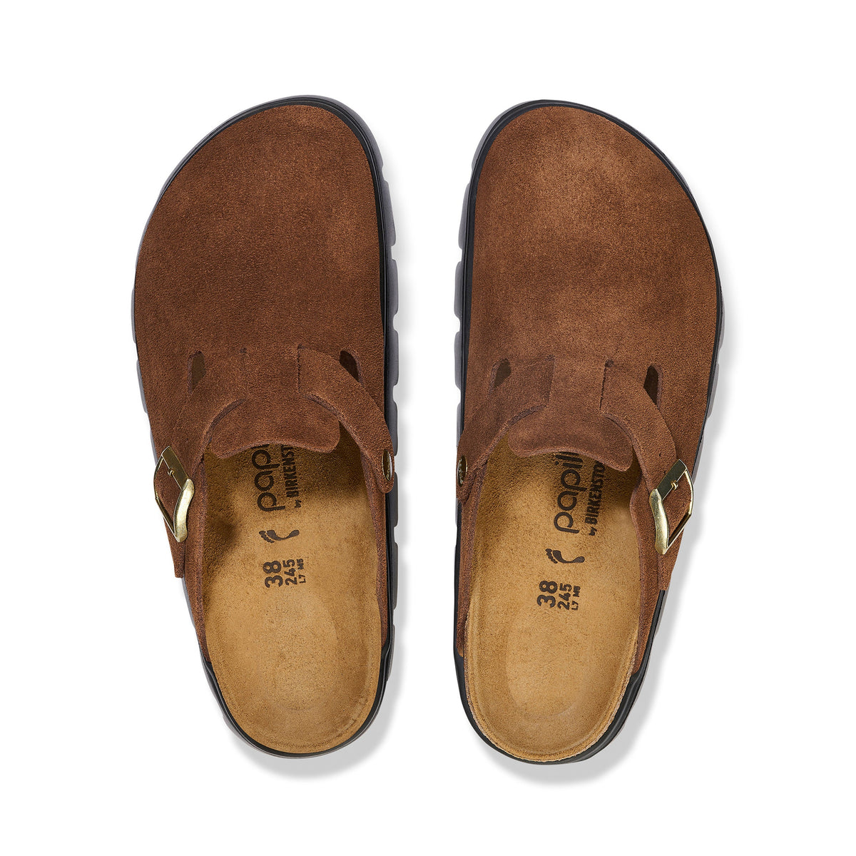 Boston Chunky Dark Tea Leather