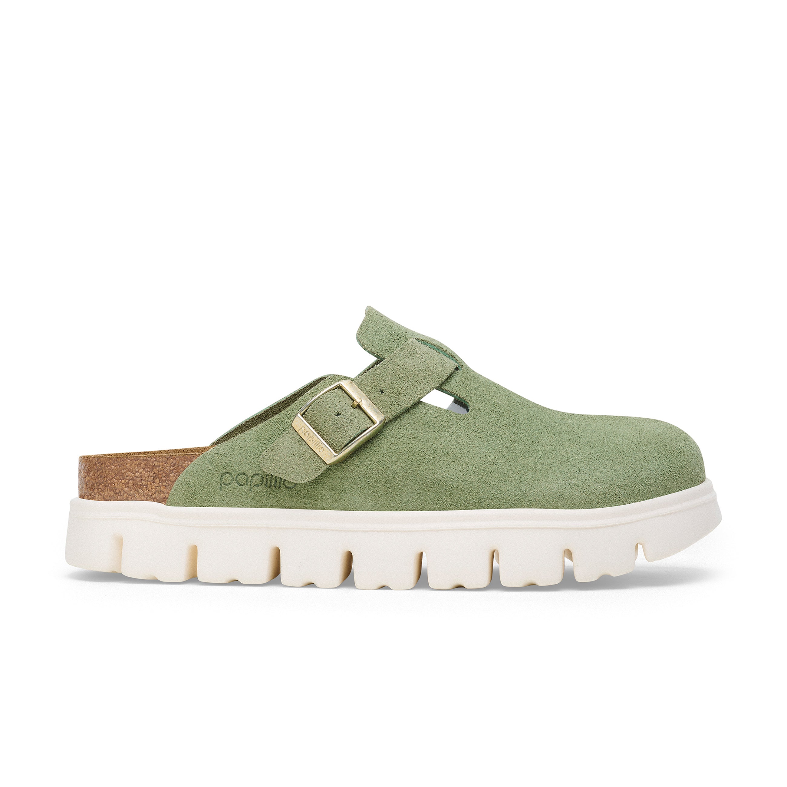 Boston Chunky Green Tea Leather