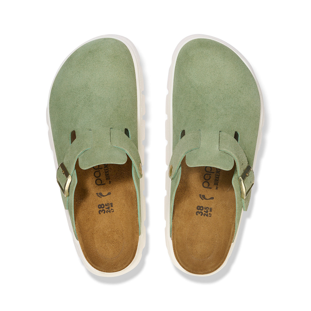 Boston Chunky Green Tea Leather