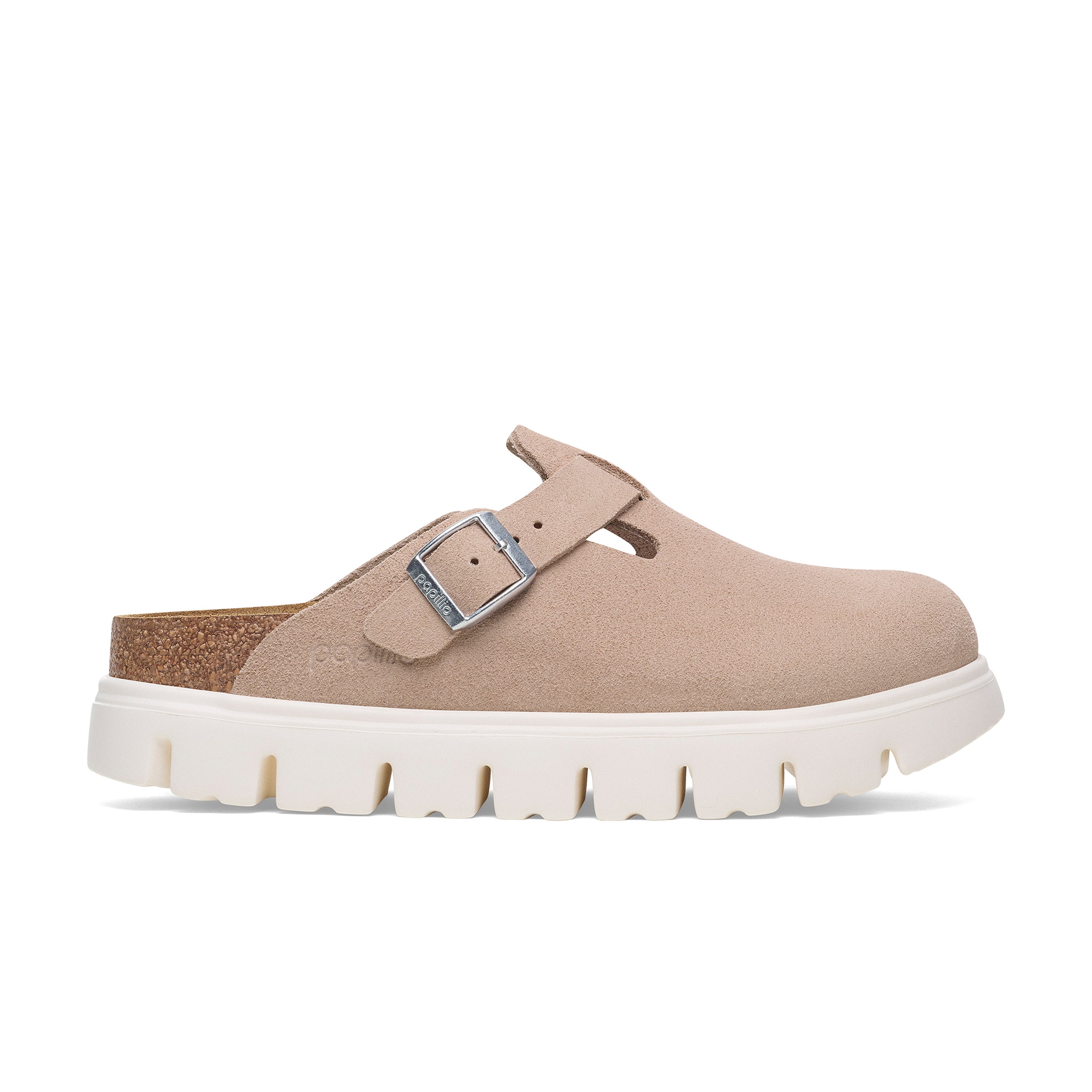 Boston Chunky Light Rose Suede Leather