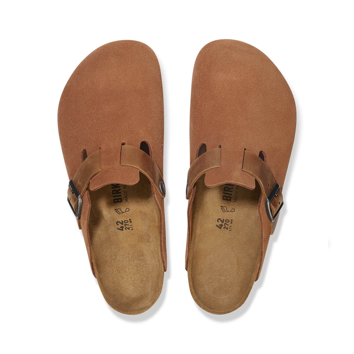 Boston Cognac Oiled/Suede Leather