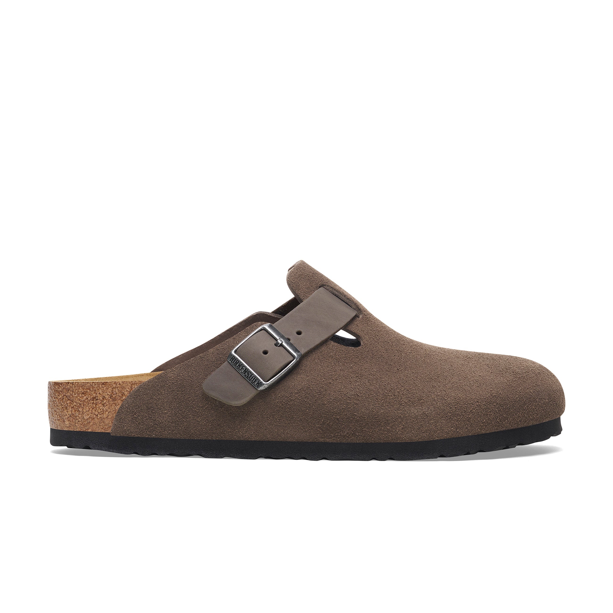 Boston Concrete Grey Oiled/Suede Leather