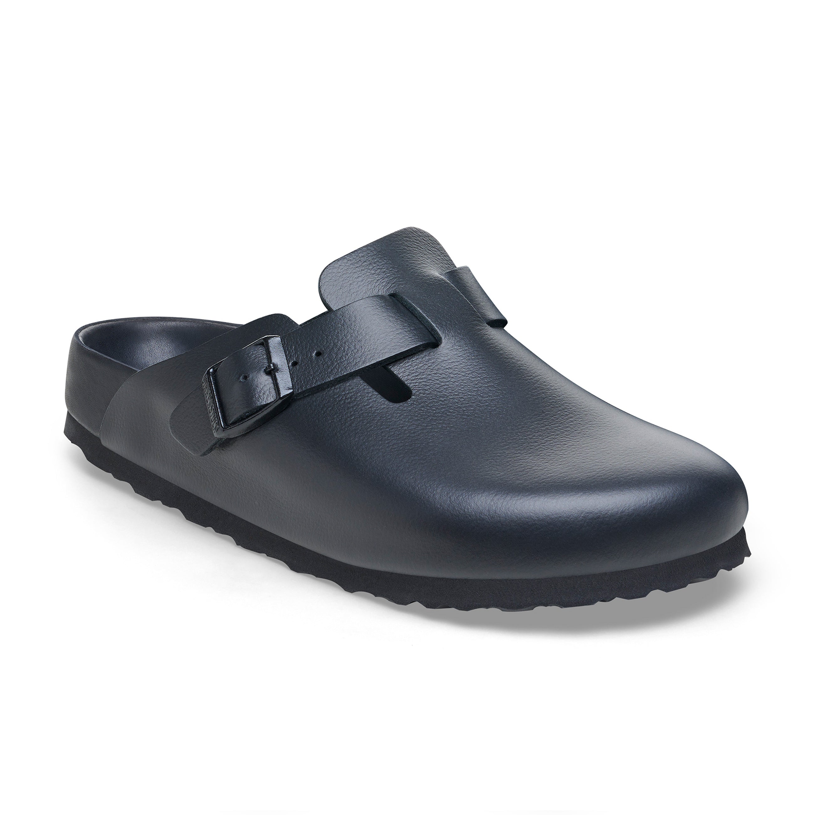 Boston Exquisite Black Natural Leather