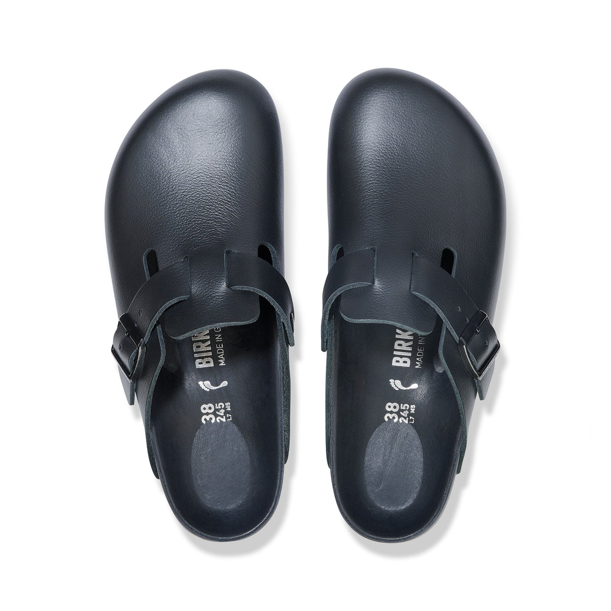 Boston Exquisite Black Natural Leather