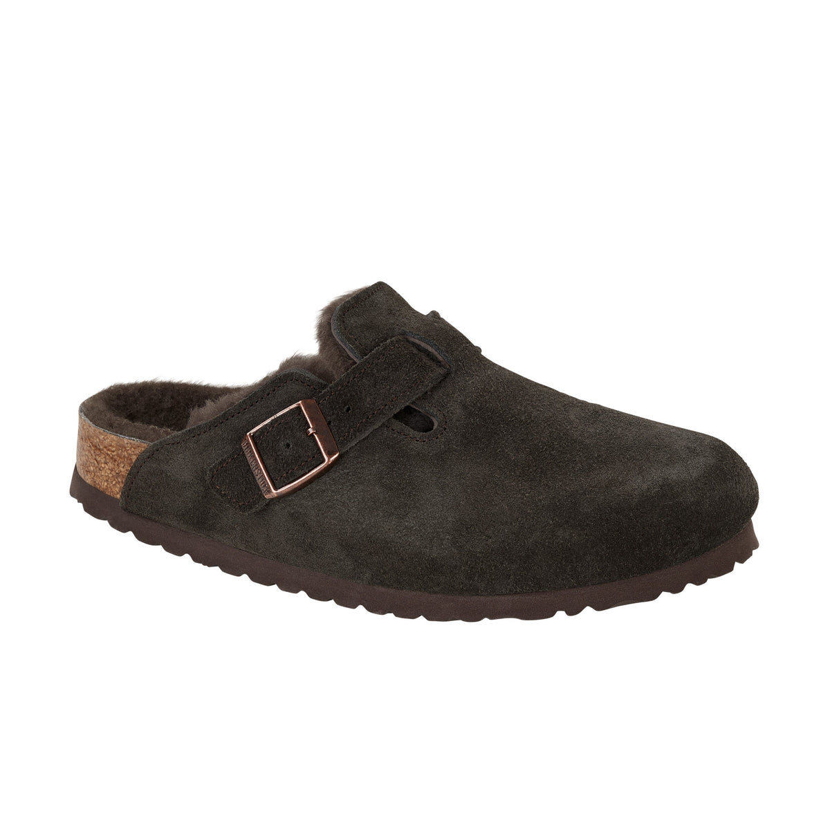 Boston Shearling Mocca Suede Leather/Shearling