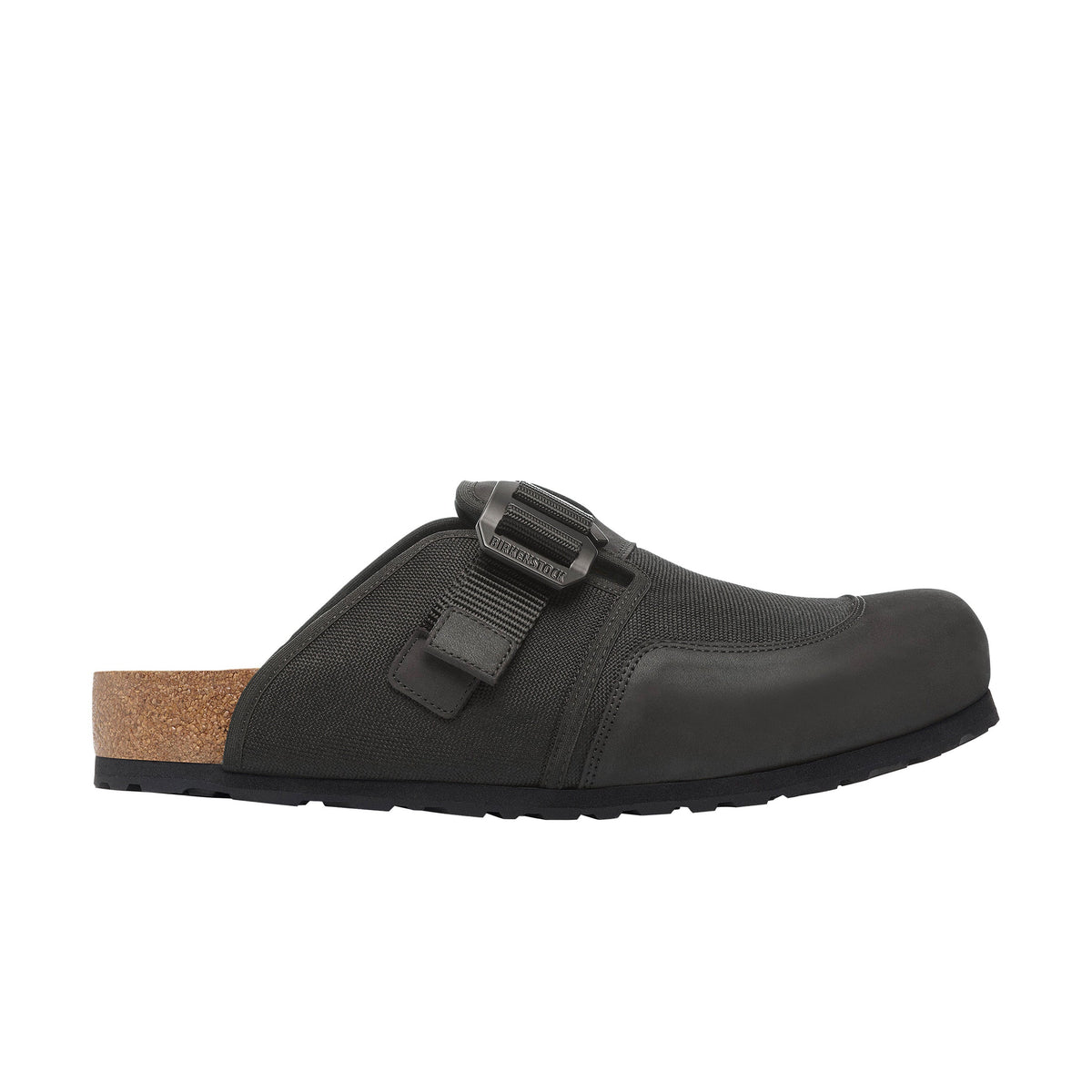 Boston Nova Black Textile/Nubuck Leather