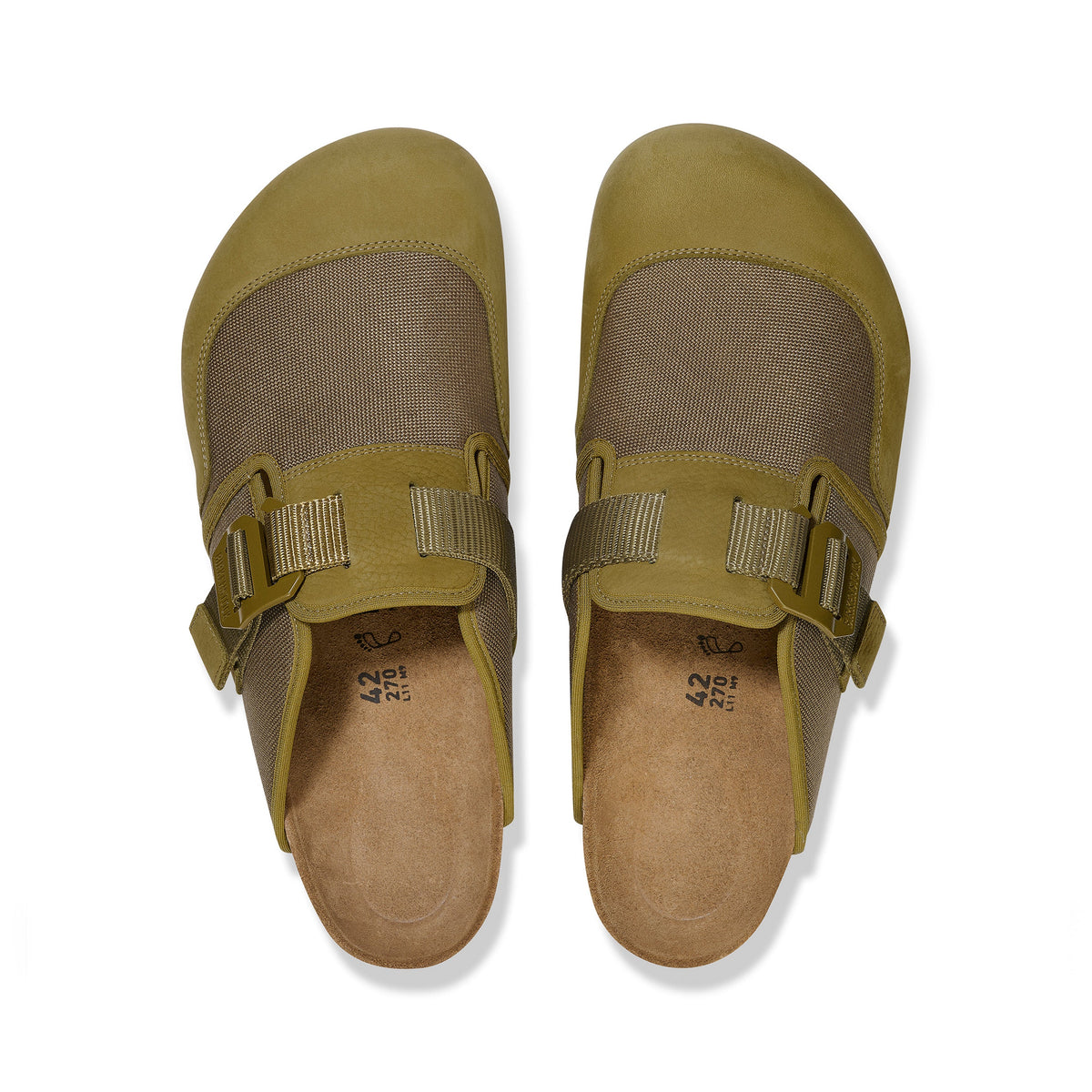 Boston Nova Pine Green Textile/Nubuck Leather