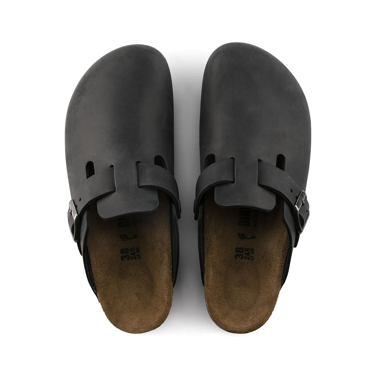 Boston Black Oiled Leather