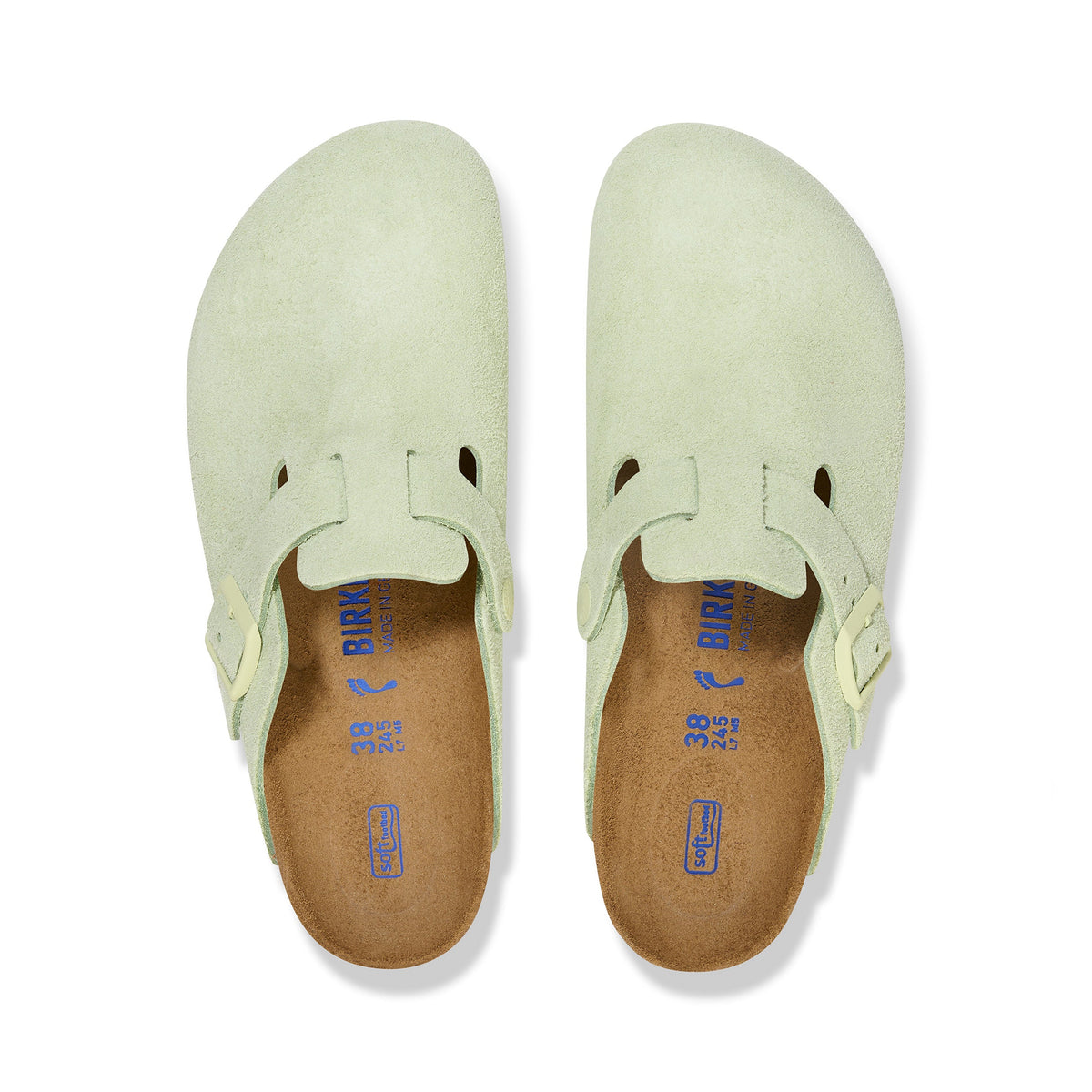 Boston SFB Faded Lime Suede Leather