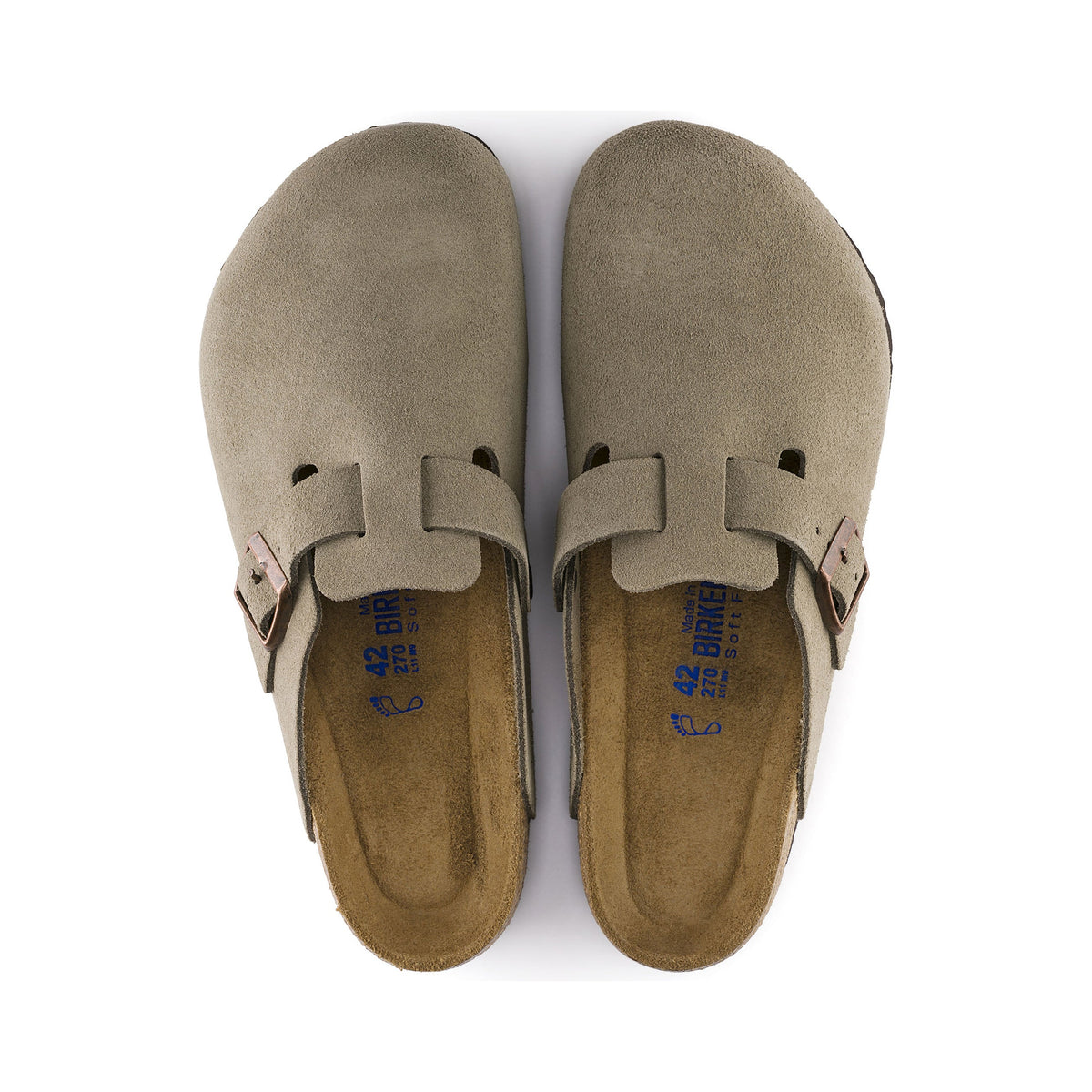 Boston SFB Taupe Suede Leather