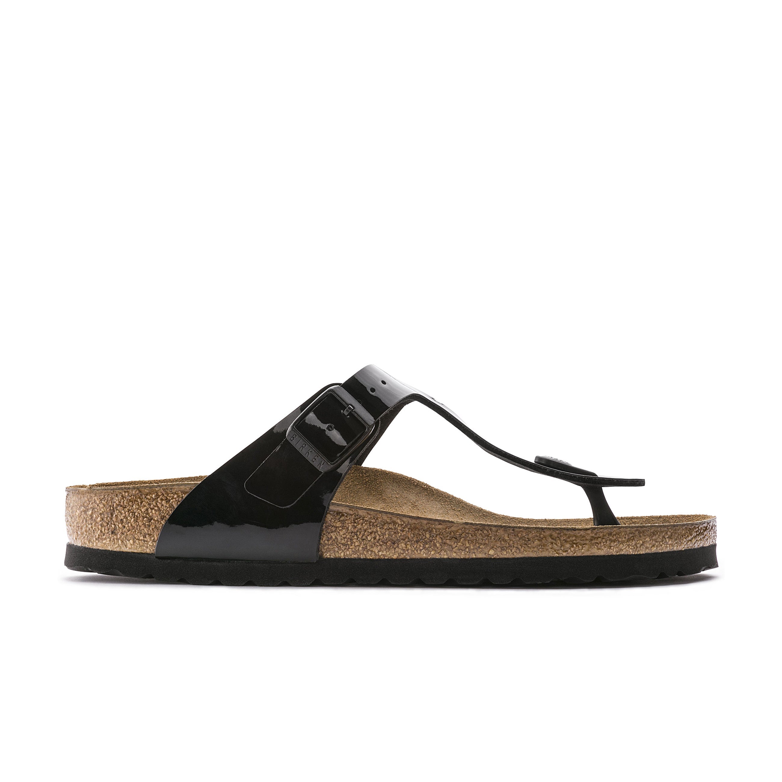 Gizeh Black Patent Birko-Flor