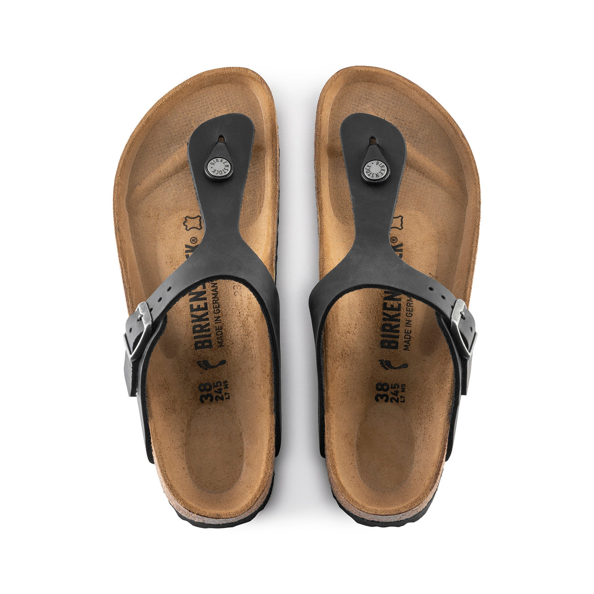 Gizeh Black Oiled Leather