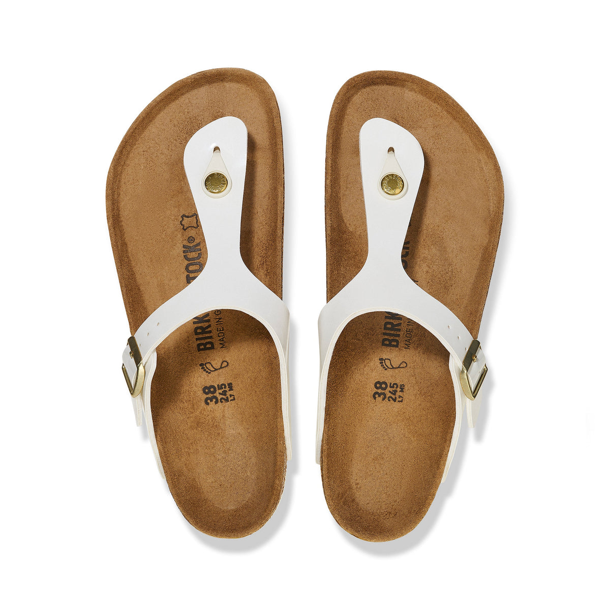 Gizeh Patent White Birko-Flor