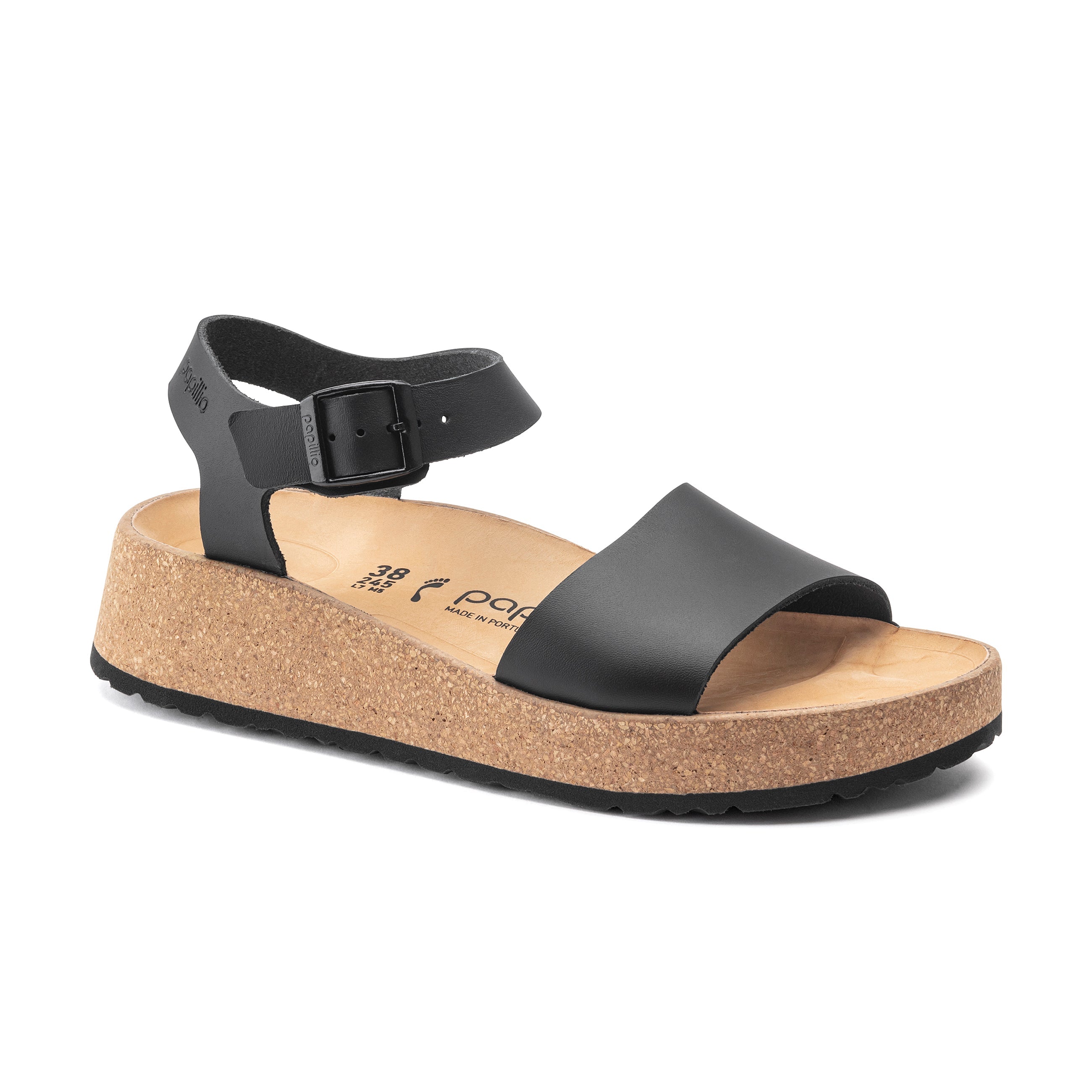 Glenda Black Smooth Leather