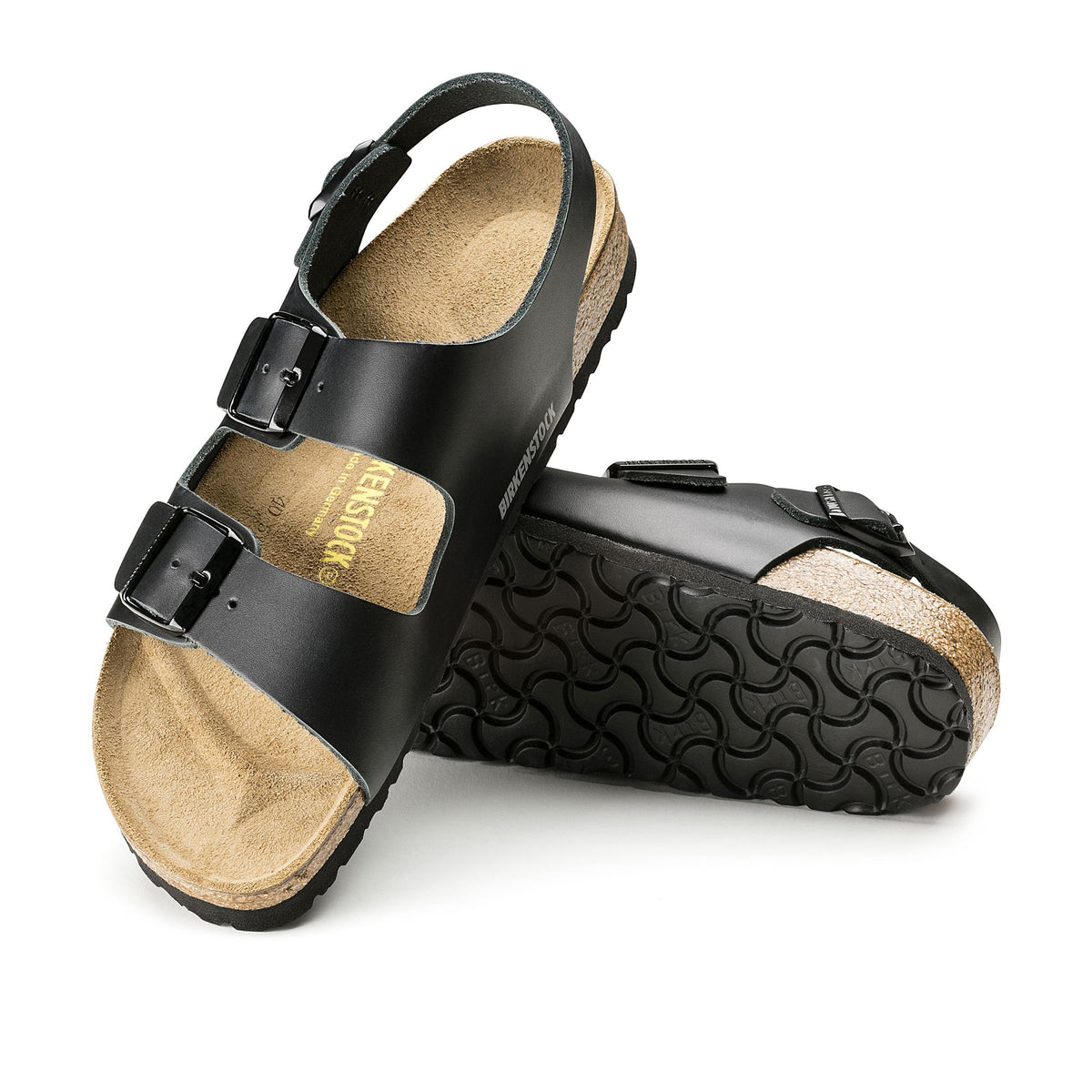 Milano Black Smooth Leather