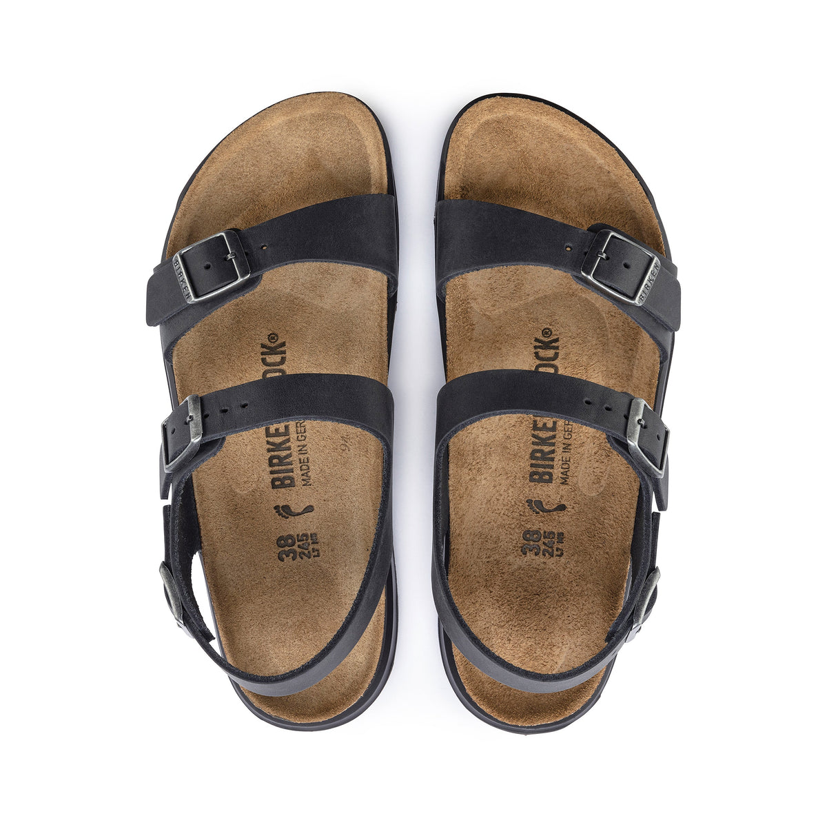 Sonora Cross Town Arctic Black Waxy Leather