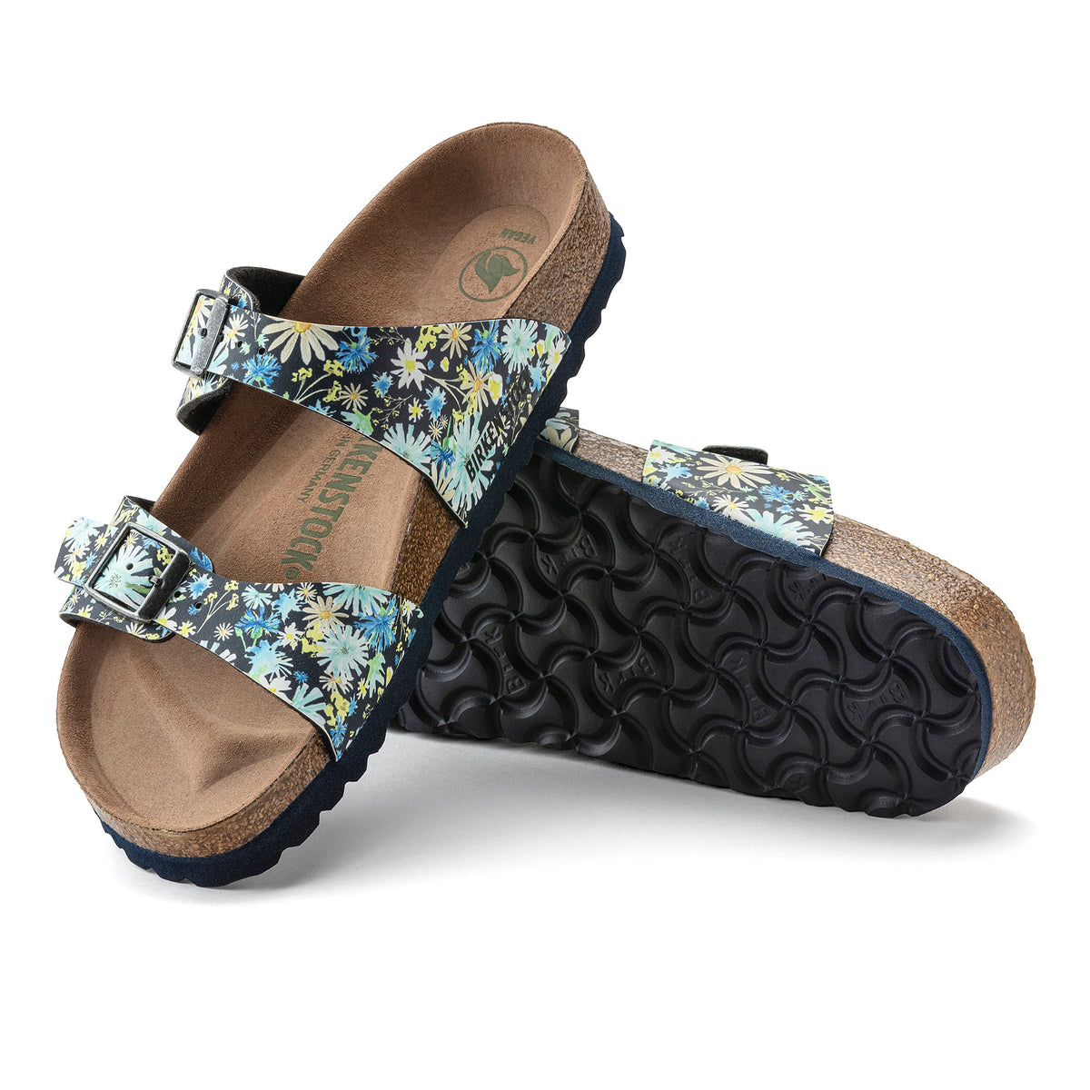 Sydney Vegan Blue Multicolour Birko-Flor