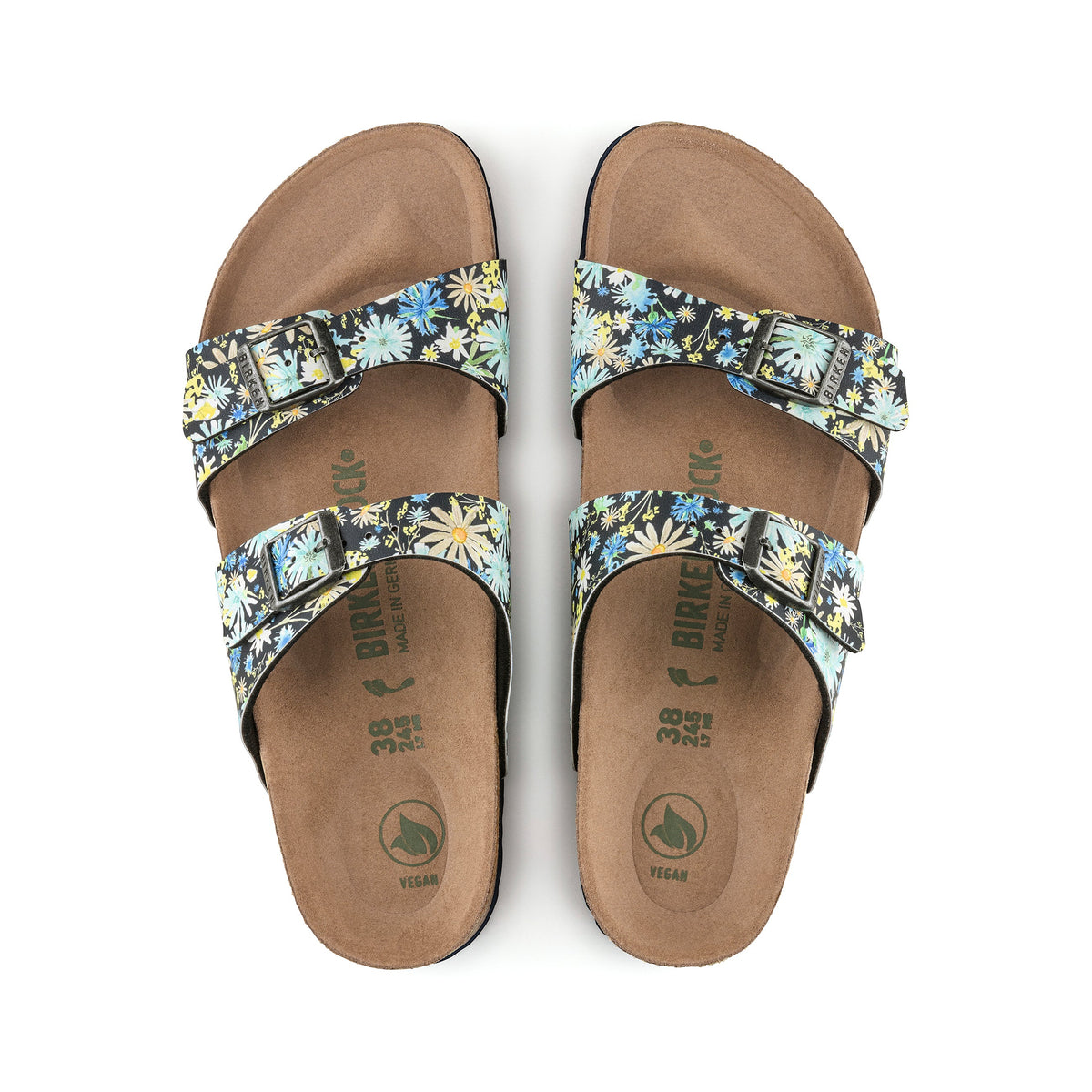 Sydney Vegan Blue Multicolour Birko-Flor